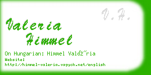 valeria himmel business card